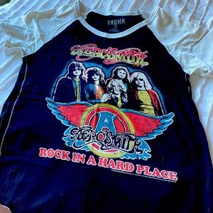 Trunk Aerosmith Black Vintage Concert T-Shirt